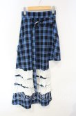 画像1: Jamieエーエヌケー / イレギュラースカート  ブルー O-25-10-16-049-LO-SK-IG-OS (1)
