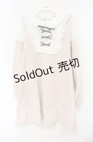 画像: Ank Rouge / 裏起毛ヨーク切り替えワンピース M ピンク O-25-10-16-051-CA-OP-OW-OS