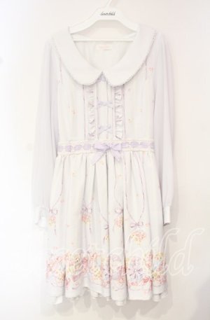 画像: LIZ LISA / テディフラワーワンピース  ラベンダー O-25-10-16-052-LO-OP-IG-OS