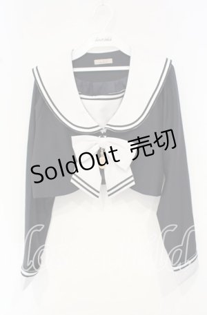 画像: Amavel / 屋根裏の五重奏(クインテット)ボレロジャケット  ネイビー O-25-10-16-057-CA-JA-OW-OS