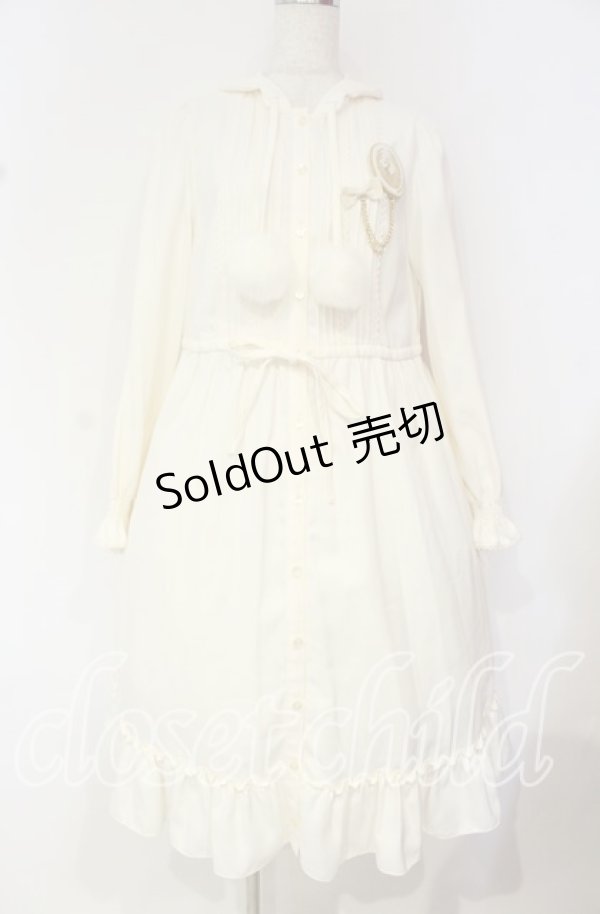 画像1: Melody BasKet / 刀剣乱舞-ONLINE-鶴丸国永ワンピース M アイボリー O-25-10-16-006-LO-OP-OW-ZT239 (1)