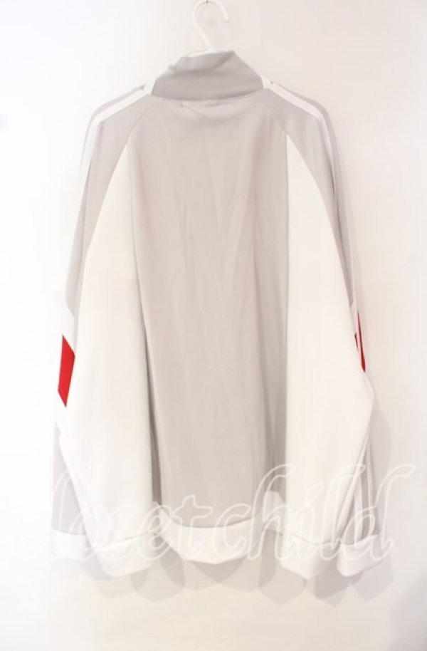 画像3: REFLEM / マルチ切替トラックジャージジャケット  ホワイト×グレー×レッド O-25-10-16-060-PU-JA-IG-OS (3)