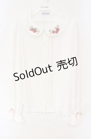 画像: axes femme kawaii / ベリーズピクニックブラウス M シロ O-25-10-16-066-AX-BL-OW-OS