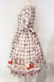画像4: axes femme kawaii / ベリーズピクニックワンピース M ラベンダー O-25-10-16-007-AX-OP-OW-OS (4)