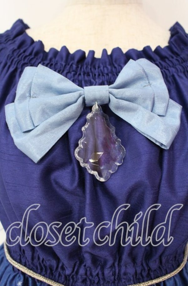画像2: Enchantlic Enchantilly / Phantom Night Babydoll 夜空のワンピース  ブルー O-25-10-16-010-LO-OP-OW-OS (2)
