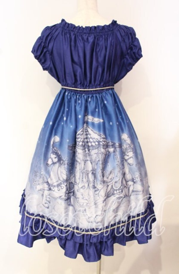 画像5: Enchantlic Enchantilly / Phantom Night Babydoll 夜空のワンピース  ブルー O-25-10-16-010-LO-OP-OW-OS (5)
