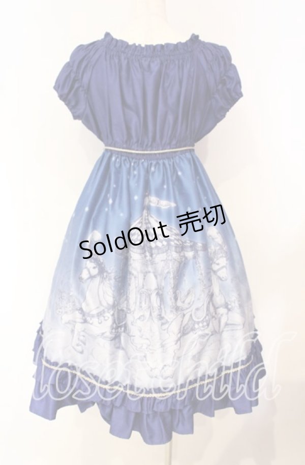 画像5: Enchantlic Enchantilly / Phantom Night Babydoll 夜空のワンピース  ブルー O-25-10-16-010-LO-OP-OW-OS (5)