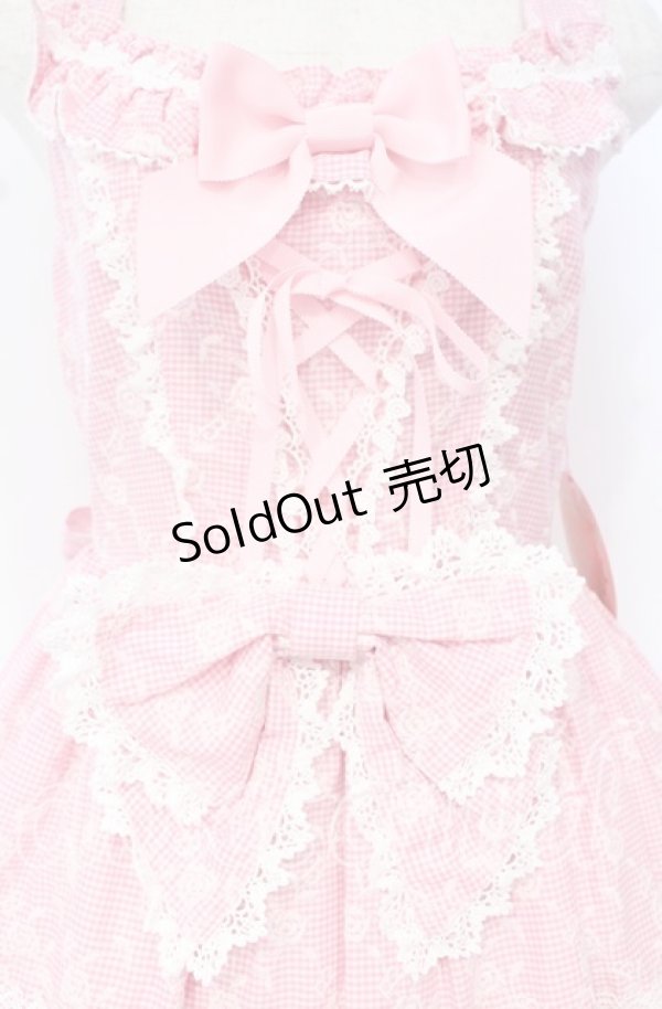 画像2: BABY,THE STARS SHINE BRIGHT / ミラベル〜Rosy Memory〜ジャンパースカート  ピンク O-25-10-16-012-BA-OP-OW-OS (2)