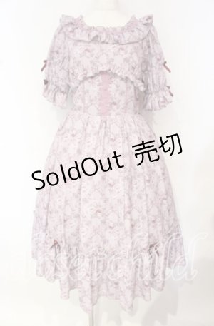 画像: axes femme Kawaii / クラシックローズワンピース M ラベンダー O-25-10-16-003-AX-OP-YM-OS