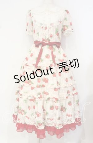 画像: Emily Temple cute / Dear Strawberry Anniversaryドレス  アイボリー O-25-10-16-022-ET-OP-OW-OS