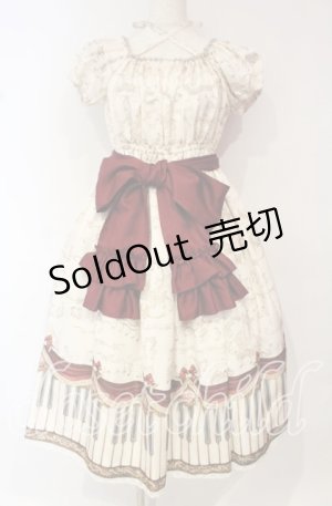 画像: Enchantlic Enchantilly / アンティークエレガンスピアノワンピース  キナリ O-25-10-18-004-LO-OP-OW-OS