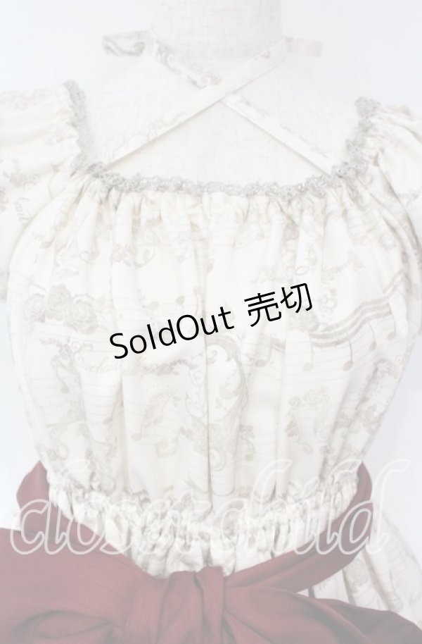 画像2: Enchantlic Enchantilly / アンティークエレガンスピアノワンピース  キナリ O-25-10-18-004-LO-OP-OW-OS (2)