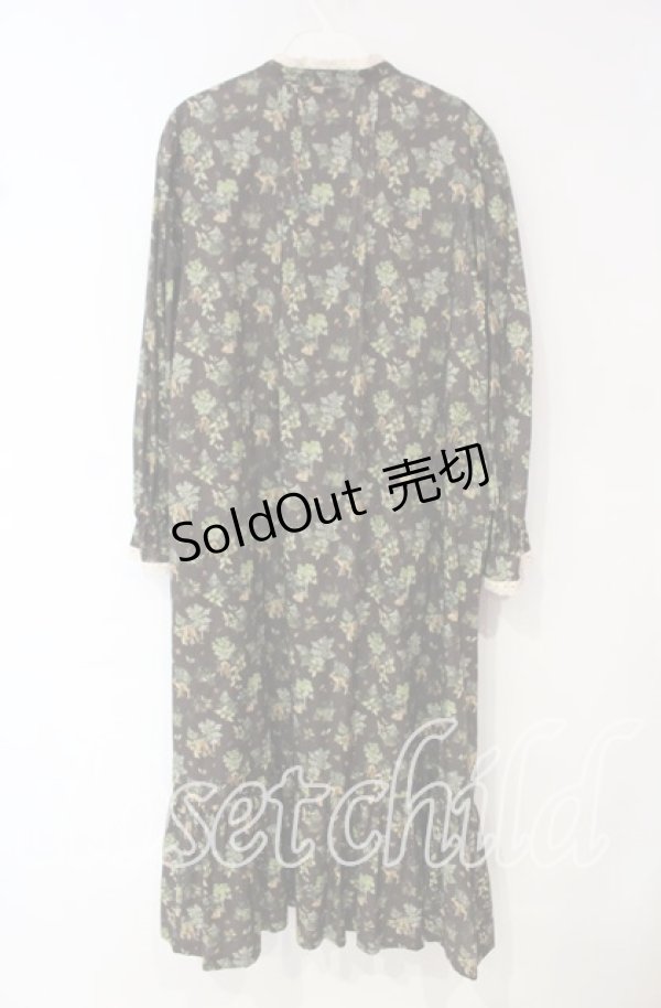 画像3: Jane Marple / FOREST DELIGHTSガーデンドレス M ブラウン O-25-10-18-039-JM-OP-IG-ZT391 (3)