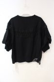 画像3: Jane Marple Dans Le Salon / Vintage lace-trim sweatshirt M クロ O-25-10-18-040-JM-TO-IG-OS (3)