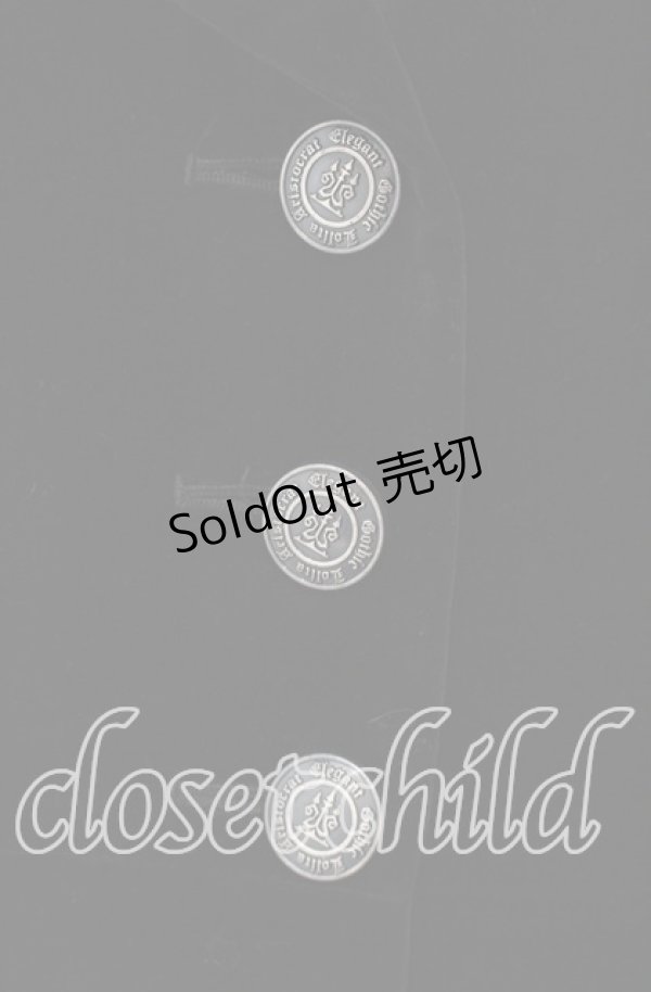 画像2: Moi-meme-Moitie / 別珍伯爵コート  ブラック O-25-10-18-049-MO-CO-OW-OS (2)