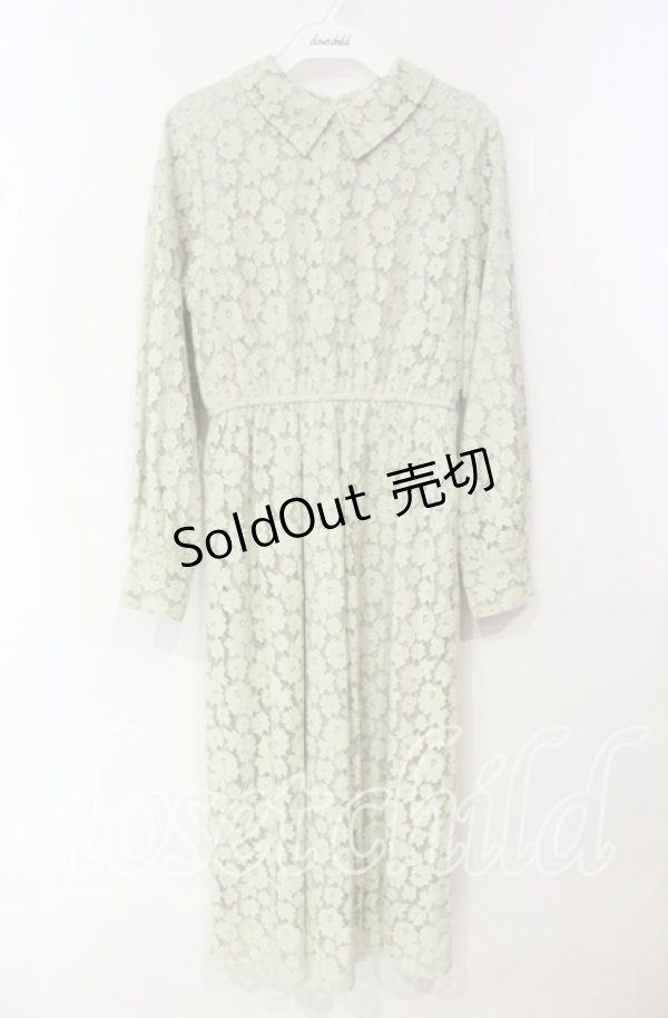 画像1: LEBECCA boutique / お見送りをするワンピース F ミント O-25-10-18-052-EL-OP-YM-ZT513 (1)