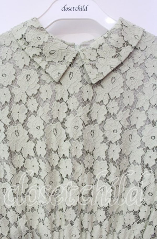 画像2: LEBECCA boutique / お見送りをするワンピース F ミント O-25-10-18-052-EL-OP-YM-OS (2)