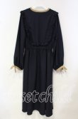 画像3: LEBECCA boutique / オレオグラッセとフリルリボンワンピース M ネイビー O-25-10-18-054-EL-OP-YM-OS (3)