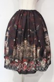 画像1: Enchantlic Enchantilly / 幻影薔薇城〜コウモリ公爵からの招待状〜スカート  赤い夜 O-25-10-18-006-LO-SK-OW-OS (1)