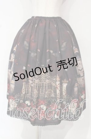 画像: Enchantlic Enchantilly / 幻影薔薇城〜コウモリ公爵からの招待状〜スカート  赤い夜 O-25-10-18-006-LO-SK-OW-OS