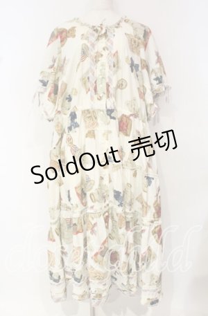画像: PINK HOUSE / TEDDY'S MEMORIESワンピース【お直しあり】  アイボリー O-25-10-18-070-LO-OP-IG-OS