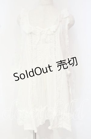 画像: PINK HOUSE / フランスレース使いタブリエ  シロ O-25-10-18-075-LO-TO-IG-OS