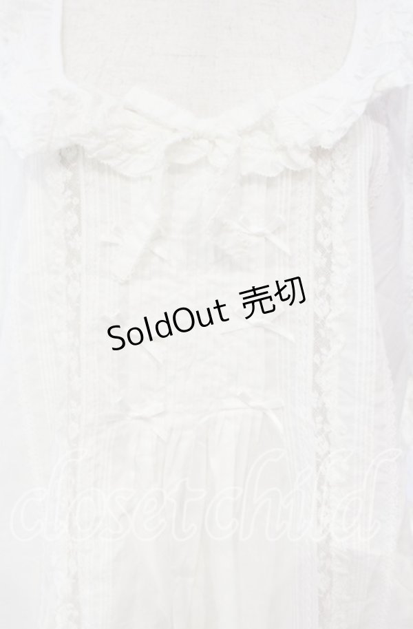 画像2: PINK HOUSE / フランスレース使いタブリエ  シロ O-25-10-18-075-LO-TO-IG-OS (2)