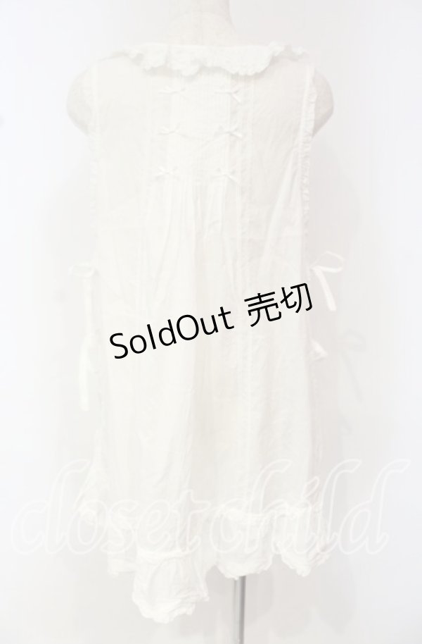 画像4: PINK HOUSE / フランスレース使いタブリエ  シロ O-25-10-18-075-LO-TO-IG-OS (4)