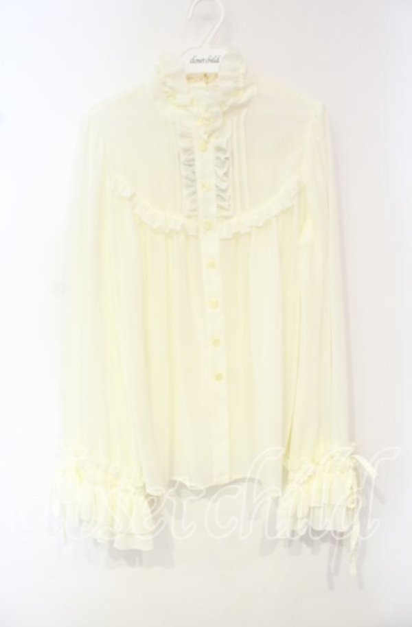 画像1: Enchantlic Enchantilly / シャンテリーフリルブラウス  キナリ O-25-10-18-076-LO-BL-OW-OS (1)