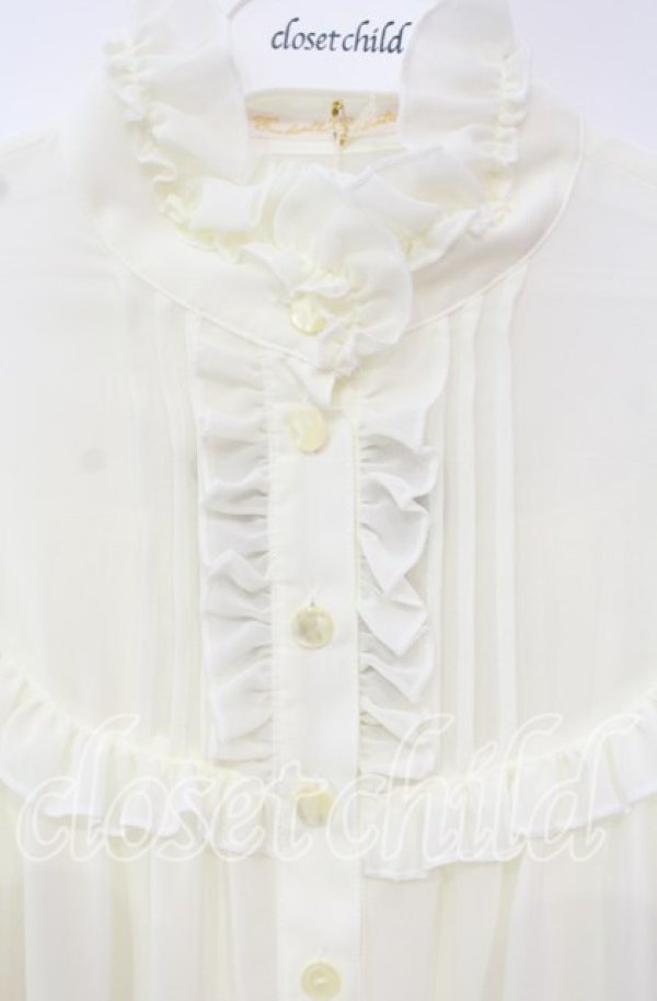 画像2: Enchantlic Enchantilly / シャンテリーフリルブラウス  キナリ O-25-10-18-076-LO-BL-OW-OS (2)