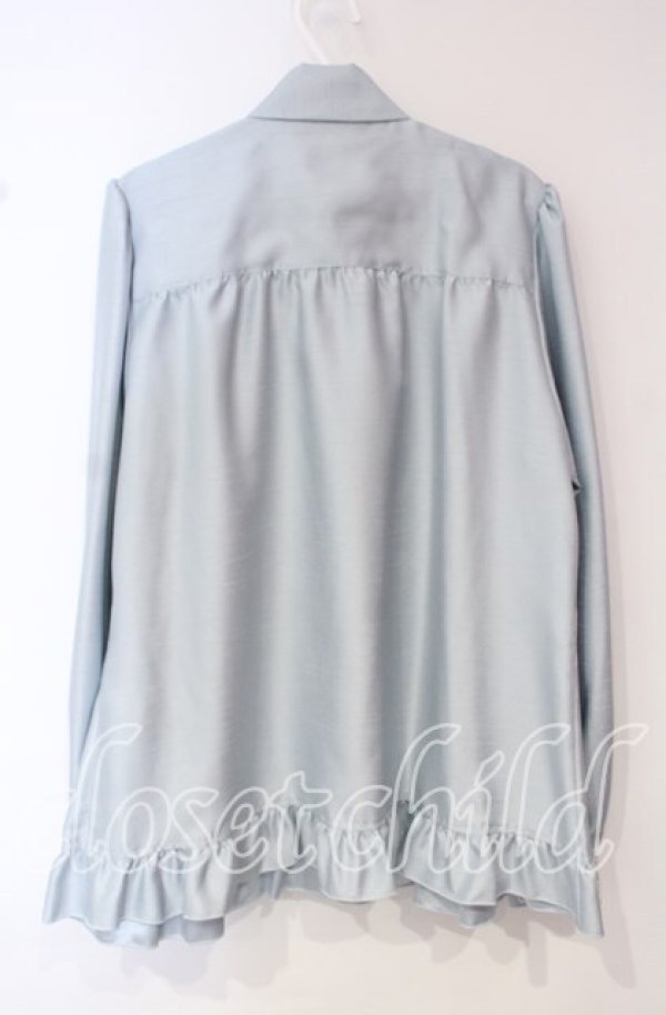 画像3: Enchantlic Enchantilly / ノーブルリボンタイブラウス  サックス O-25-10-18-077-LO-BL-OW-OS (3)