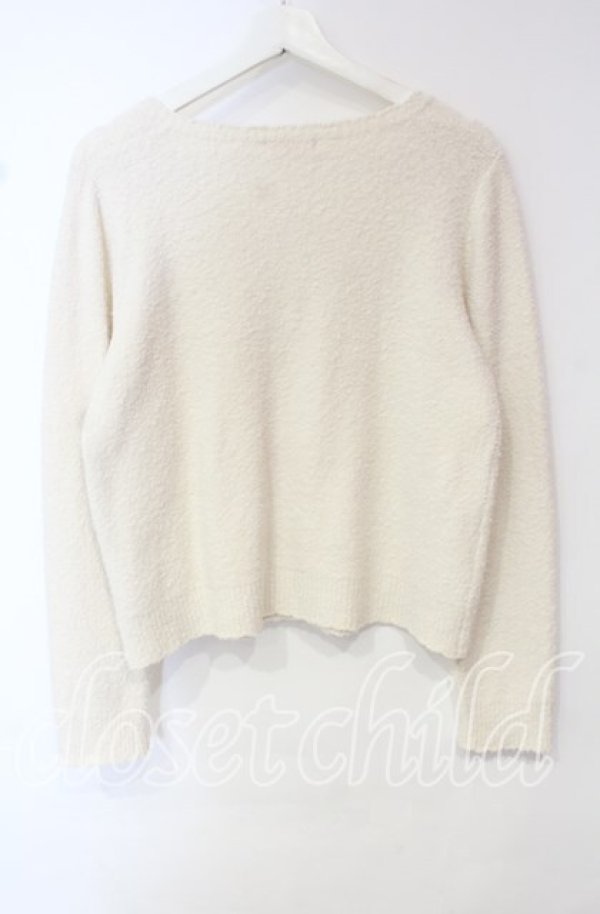 tope dutch v pink 10周年記念アイテム PINK HOUSE / 桜モチーフ使いニットカーディガン ベージュ O-25