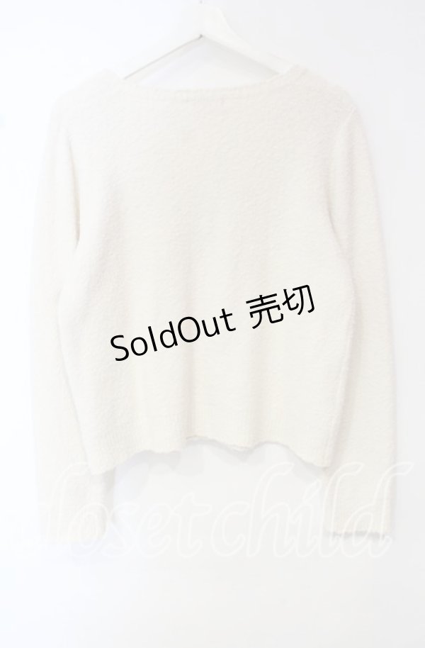 画像3: PINK HOUSE / 桜モチーフ使いニットカーディガン  ベージュ O-25-10-18-079-LO-TO-OW-OS (3)