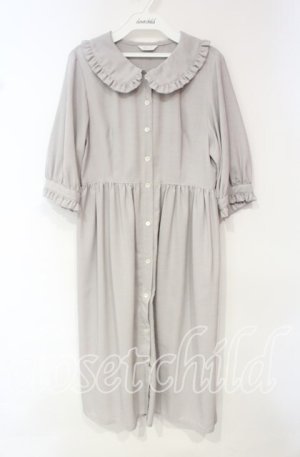 画像: MILK / Grass court dress  グレー O-25-10-18-084-ML-OP-OW-OS