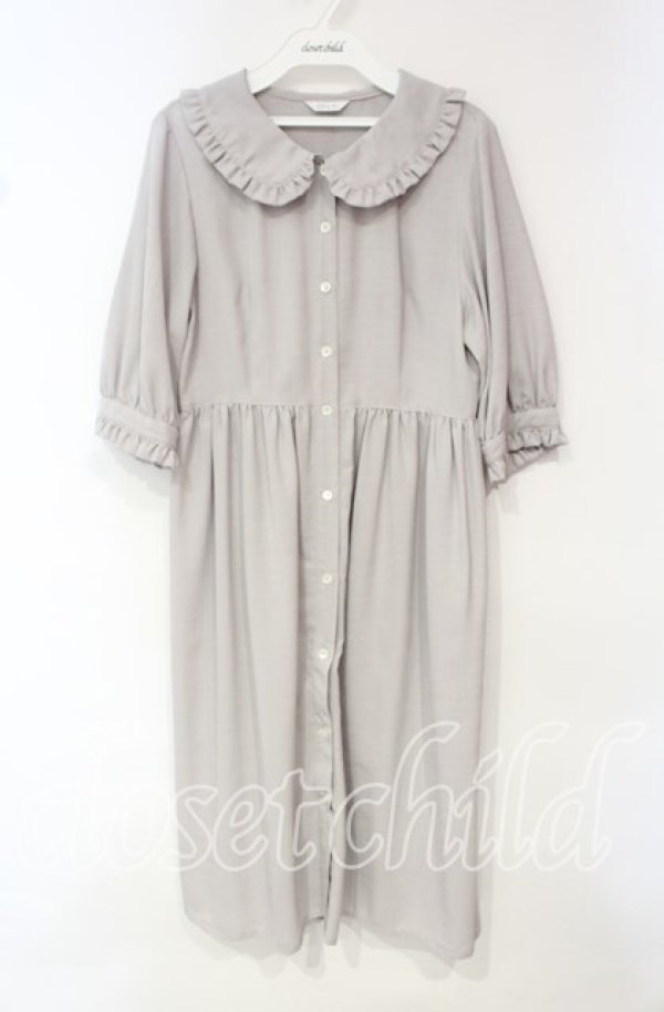 画像1: MILK / Grass court dress  グレー O-25-10-18-084-ML-OP-OW-OS (1)