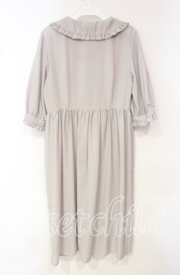 画像3: MILK / Grass court dress  グレー O-25-10-18-084-ML-OP-OW-OS (3)