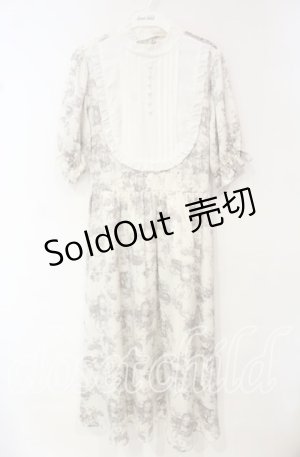 画像: m petit by misako / トワルドジュイワンピース L アイボリー O-25-10-18-089-LO-OP-OW-OS