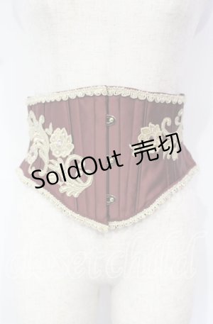 画像: Baby Doll Tokyo / ショートコルセット M ワイン O-25-10-18-010-LO-TO-OW-OS
