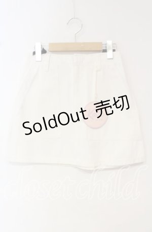 画像: Katie / CASUALTIES mini skirt　スカート XS シロ O-25-10-18-021-LO-SK-OW-ZT261