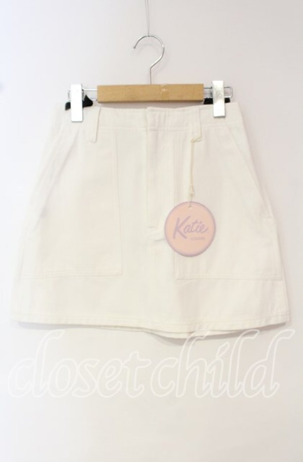 画像1: Katie / CASUALTIES mini skirt　スカート XS シロ O-25-10-18-021-LO-SK-OW-OS (1)