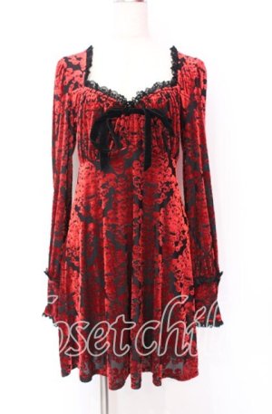画像: KILL STAR / ETARNAL TORMENT MINI DRESS ドレス S ブラック＊レッド O-25-10-19-001-SL-OP-IG-OS