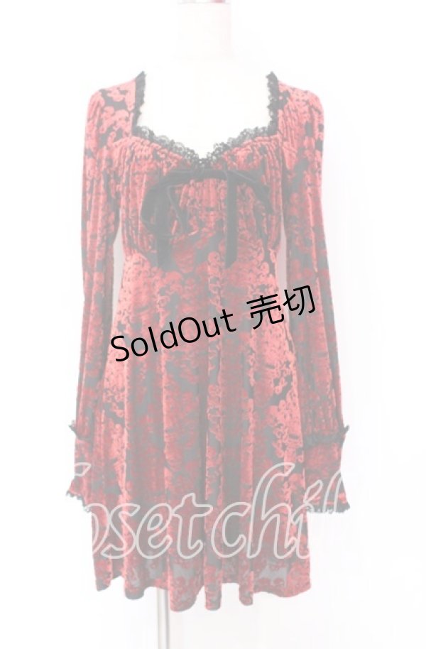 画像1: KILL STAR / ETARNAL TORMENT MINI DRESS ドレス S ブラック＊レッド O-25-10-19-001-SL-OP-IG-OS (1)