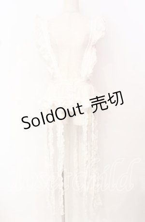画像: WONDERFUL WORLD / ピコフリルタック装飾ハーネス  シロ O-25-10-19-005-LO-TO-IG-OS