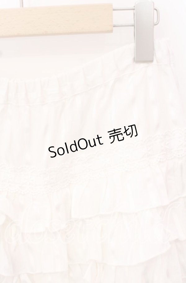 画像2: BPN / ティアードフリルドロワーズ  ホワイト O-25-10-19-048-GO-PA-IG-ZT236 (2)