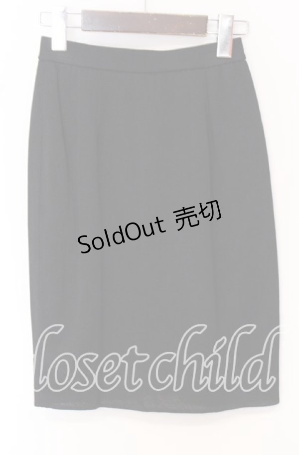 画像1: TOMATSU / プレーンスカート  クロ O-25-10-19-054-LO-SK-IG-ZT221 (1)