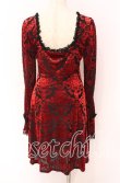 画像2: KILL STAR / ETARNAL TORMENT MINI DRESS ドレス S ブラック＊レッド O-25-10-19-001-SL-OP-IG-OS (2)