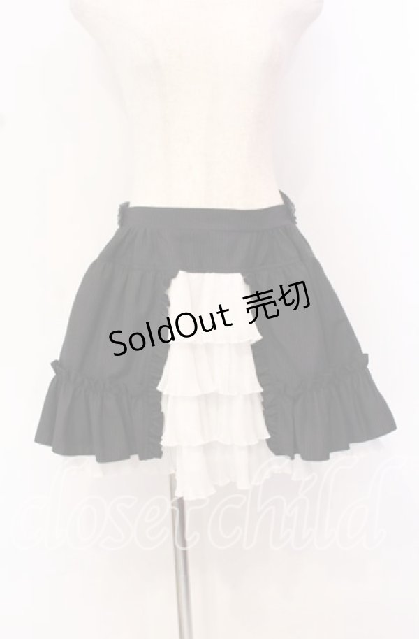 画像1: PUTUMAYO / Plasmagica・自作じゃないにゃ♪スカート M ブラック×ホワイト O-25-10-19-007-PT-SK-IG-OS (1)