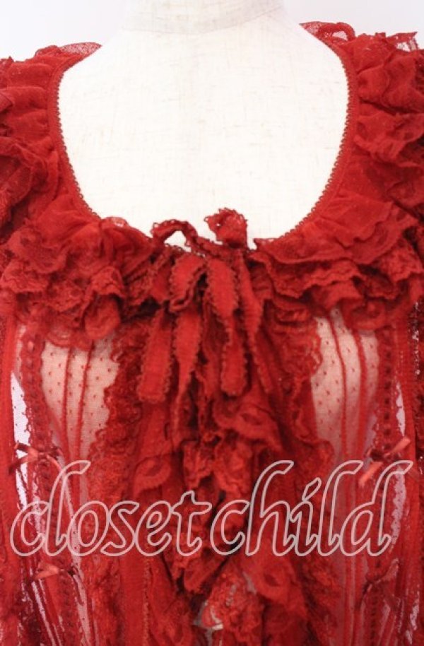 画像2: PINK HOUSE / ドットチュールベスト【お直しあり】  レッド O-25-10-19-069-LO-TO-IG-OS (2)