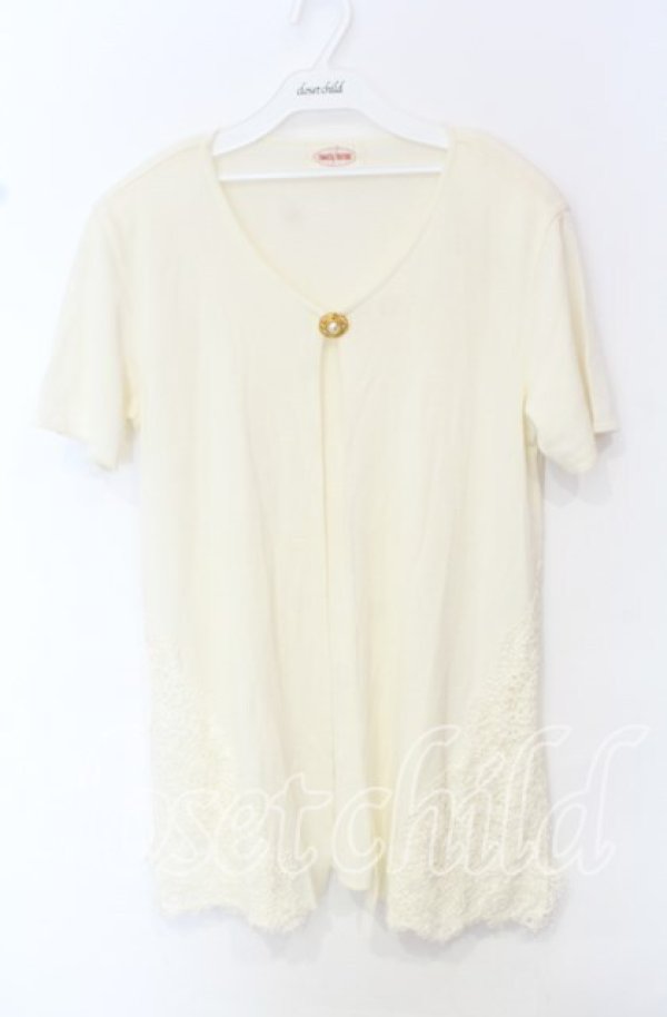 画像1: 【SALE】TOMATSU / 裾配色カーデ  アイボリー O-25-10-19-074-LO-TO-IG-ZT059 (1)