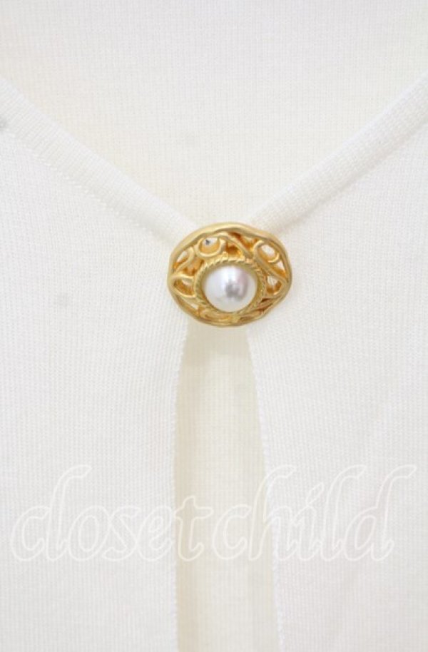 画像3: 【SALE】TOMATSU / 裾配色カーデ  アイボリー O-25-10-19-074-LO-TO-IG-ZT059 (3)